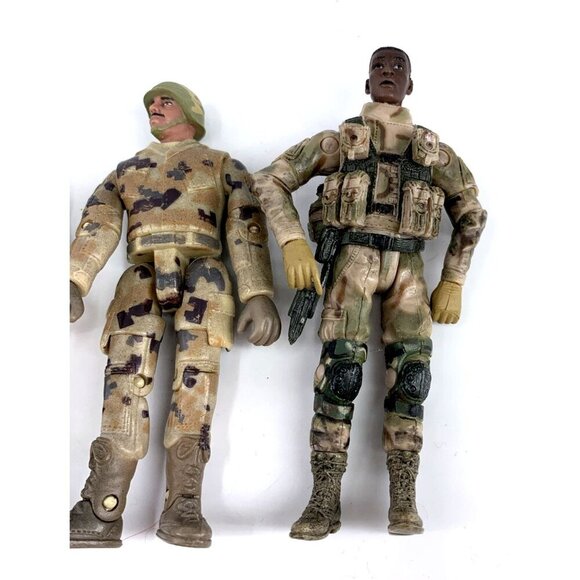 Blue Box Toys BBi Elite Force Military Action Figure 4" Tall 2007 Lot of 4 - Picture 4 of 8